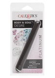 Vibrador Body And Soul Desire resistente al agua de 5,5 pulgadas, color negro