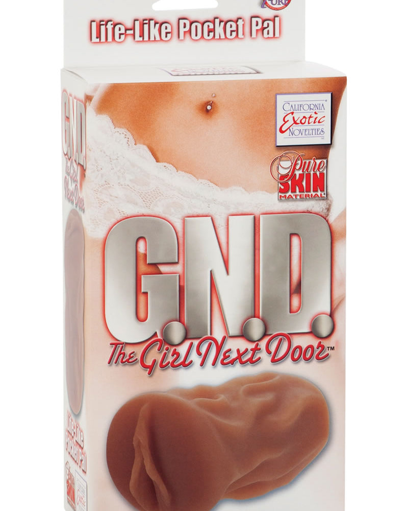 Masturbador de coño marrón de la chica de al lado de GND