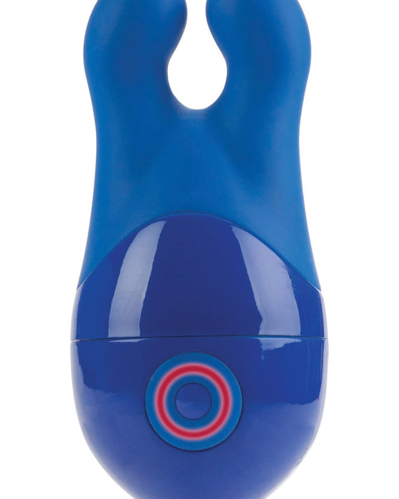 Masajeador corporal de silicona Body And Soul Connection, resistente al agua, color azul
