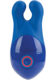 Masajeador corporal de silicona Body And Soul Connection, resistente al agua, color azul