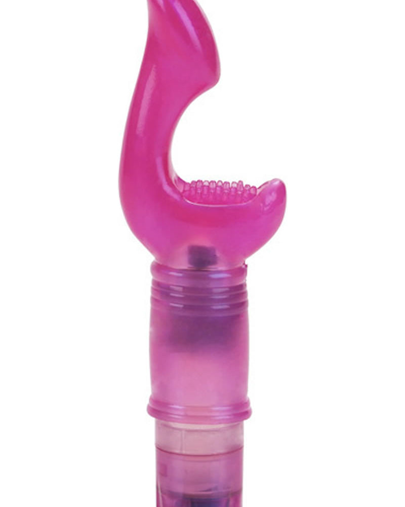 El vibrador personal Pleasurizer original resistente al agua, color rosa