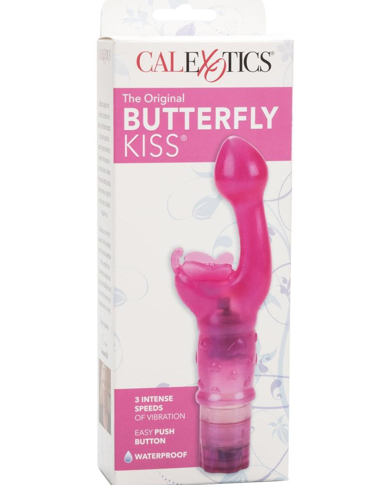Vibrador Butterfly Kiss original resistente al agua en color rosa