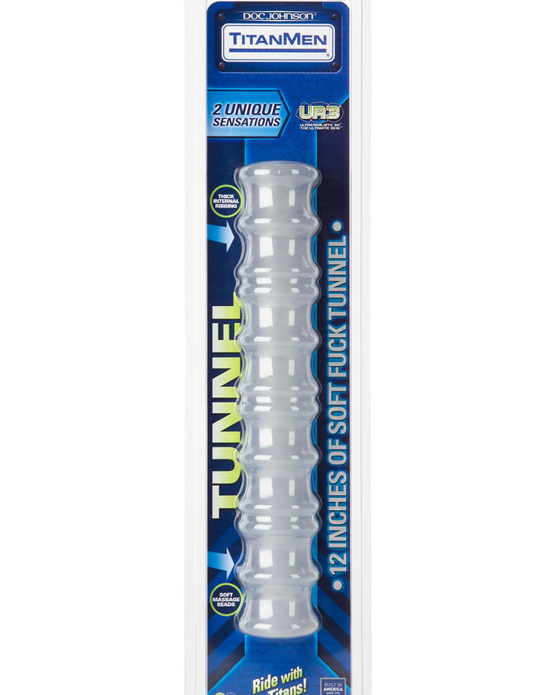 Masturbador de túnel transparente TitanMen