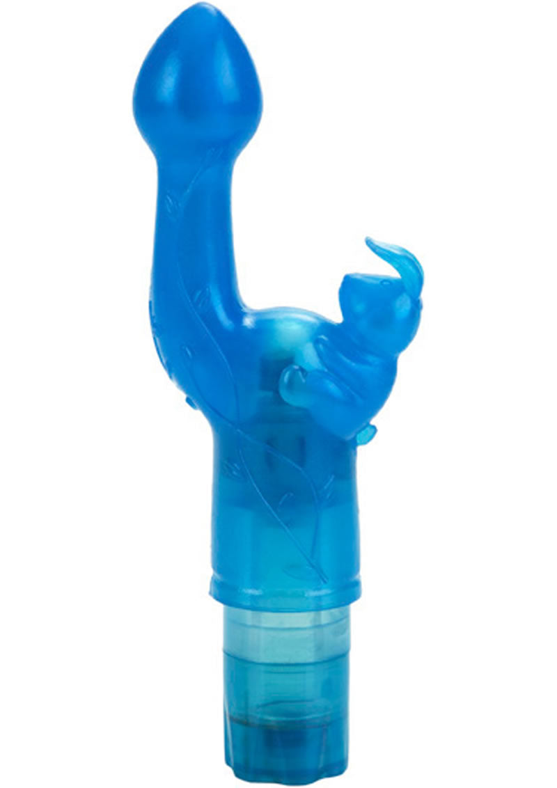 Vibrador Bunny Kiss original resistente al agua, color azul