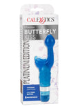 Platinum Edition Butterfly Kiss Vibrator Waterproof Blue