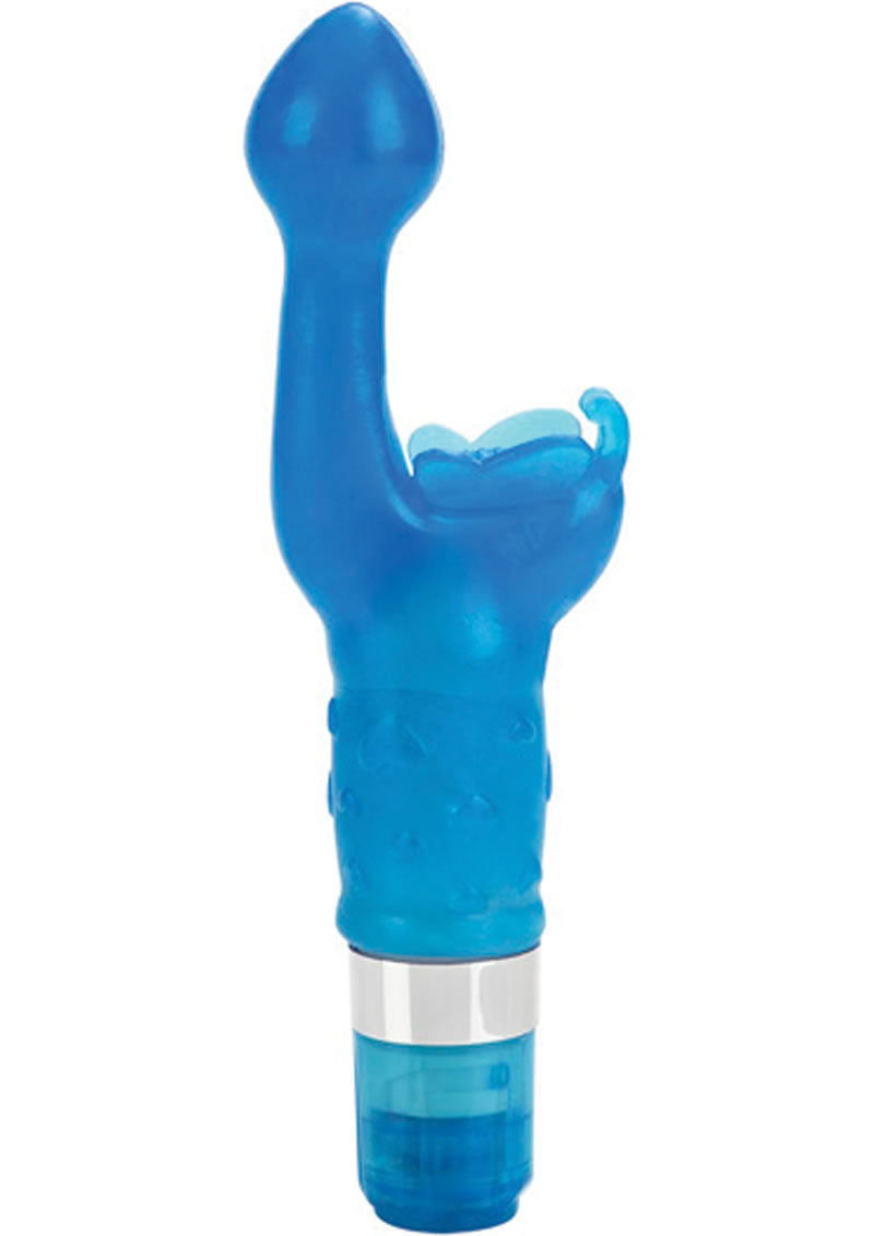 Platinum Edition Butterfly Kiss Vibrator Waterproof Blue