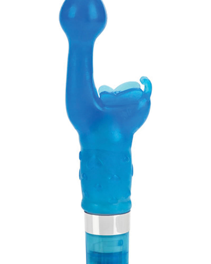 Vibrador Butterfly Kiss edición platino resistente al agua color azul