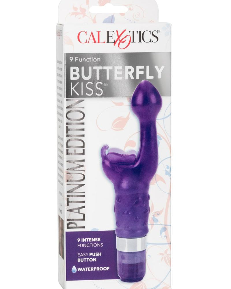Vibrador Butterfly Kiss edición platino resistente al agua morado