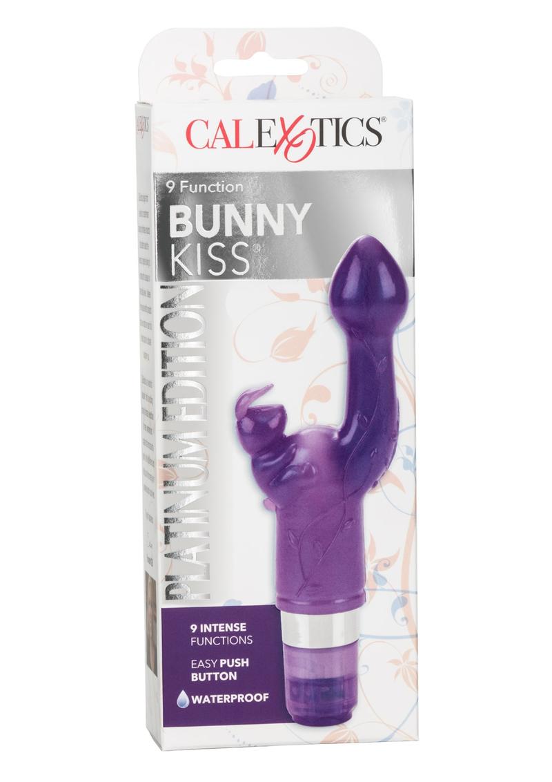 Vibrador Bunny Kiss edición platino resistente al agua morado