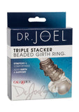 Dr Joel Kaplan Beaded Girth Ring Triple Stacker Cock Ring Smoke