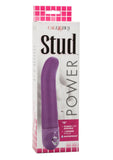 Power Stud G Vibrator Waterproof Purple 6.75 Inch