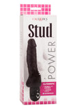 Power Stud Cliterrific Vibrator Waterproof Black 6.75 Inch