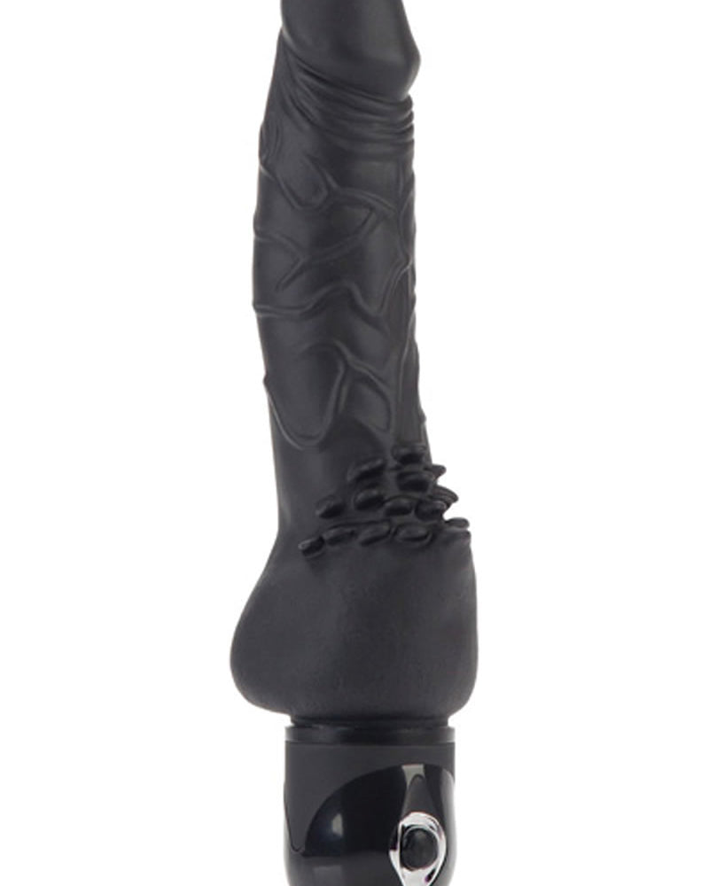 Power Stud Cliterrific Vibrator Waterproof Black 6.75 Inch