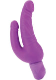 Power Stud Over and Under Vibrator Waterproof Purple