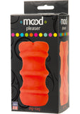 Mood Pleaser Zigzag Masturbator Orange 4.6 Inches