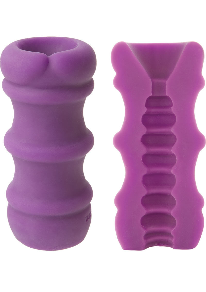 Masturbador Mood Pleaser de 4,6 pulgadas, color morado