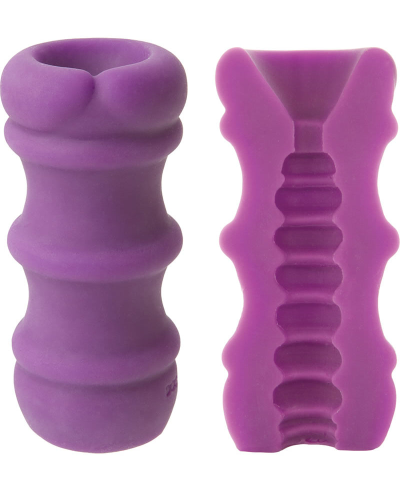 Masturbador Mood Pleaser de 4,6 pulgadas, color morado