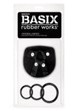 Basix Rubber Works Universal Harness Regular Size Black