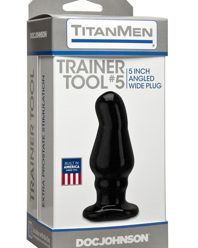 Herramienta de entrenamiento TitanMen número 5 negra de 5,2 pulgadas