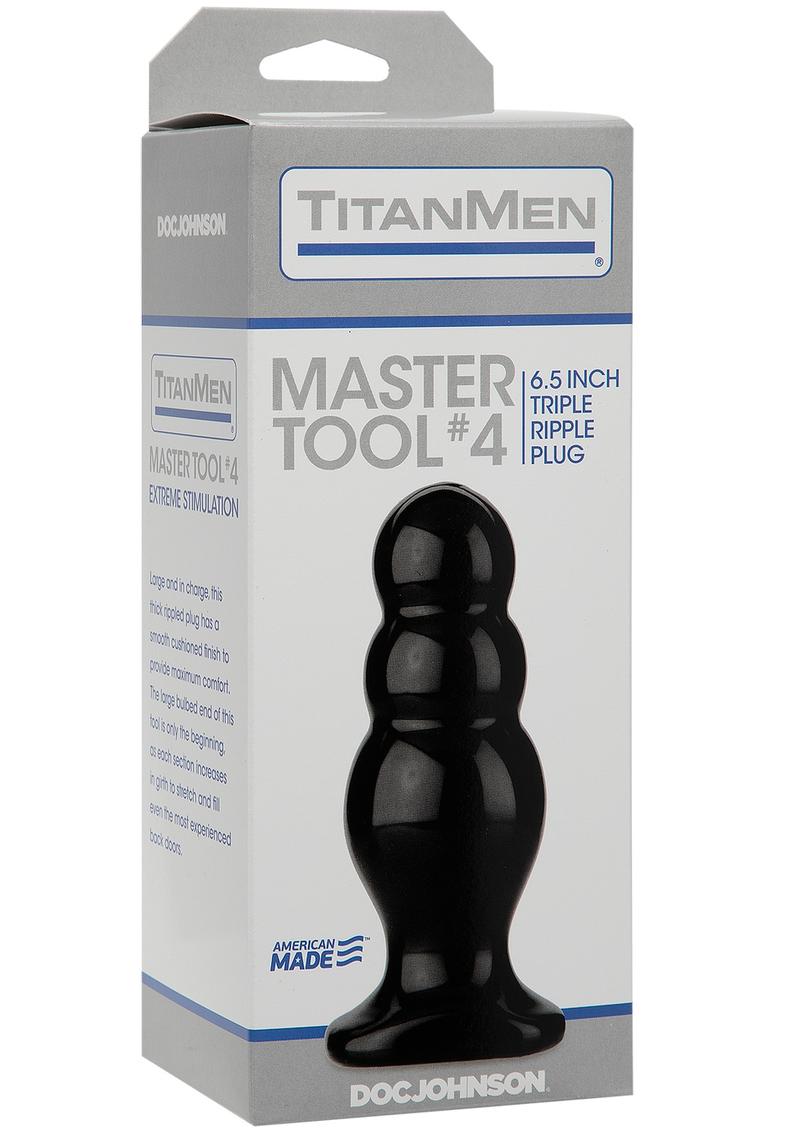 TitanMen Tools Master Tool Number 4 Black 6.5 Inch