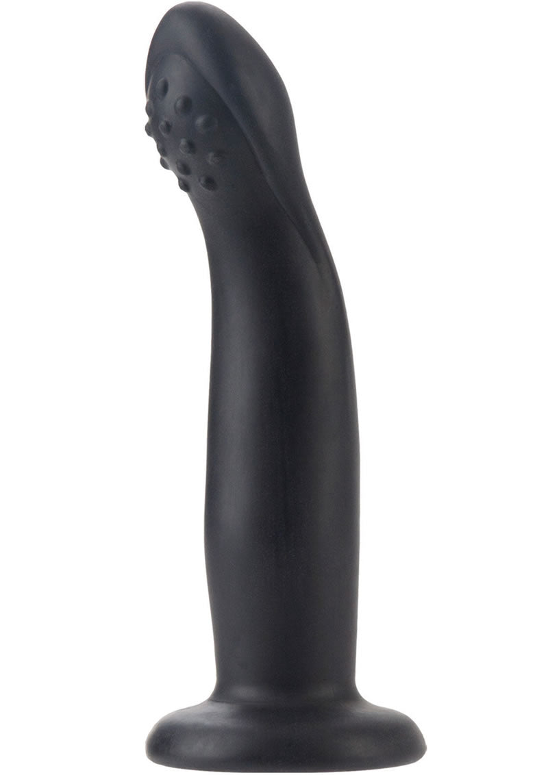 Silicone Love Rider G Caress Probe Black 6 Inches