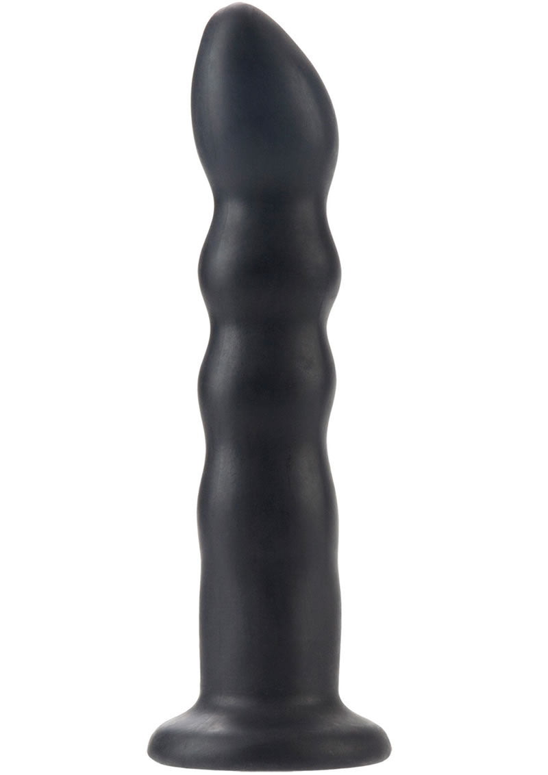 Sonda de silicona Love Rider Thruster negra de 7 pulgadas