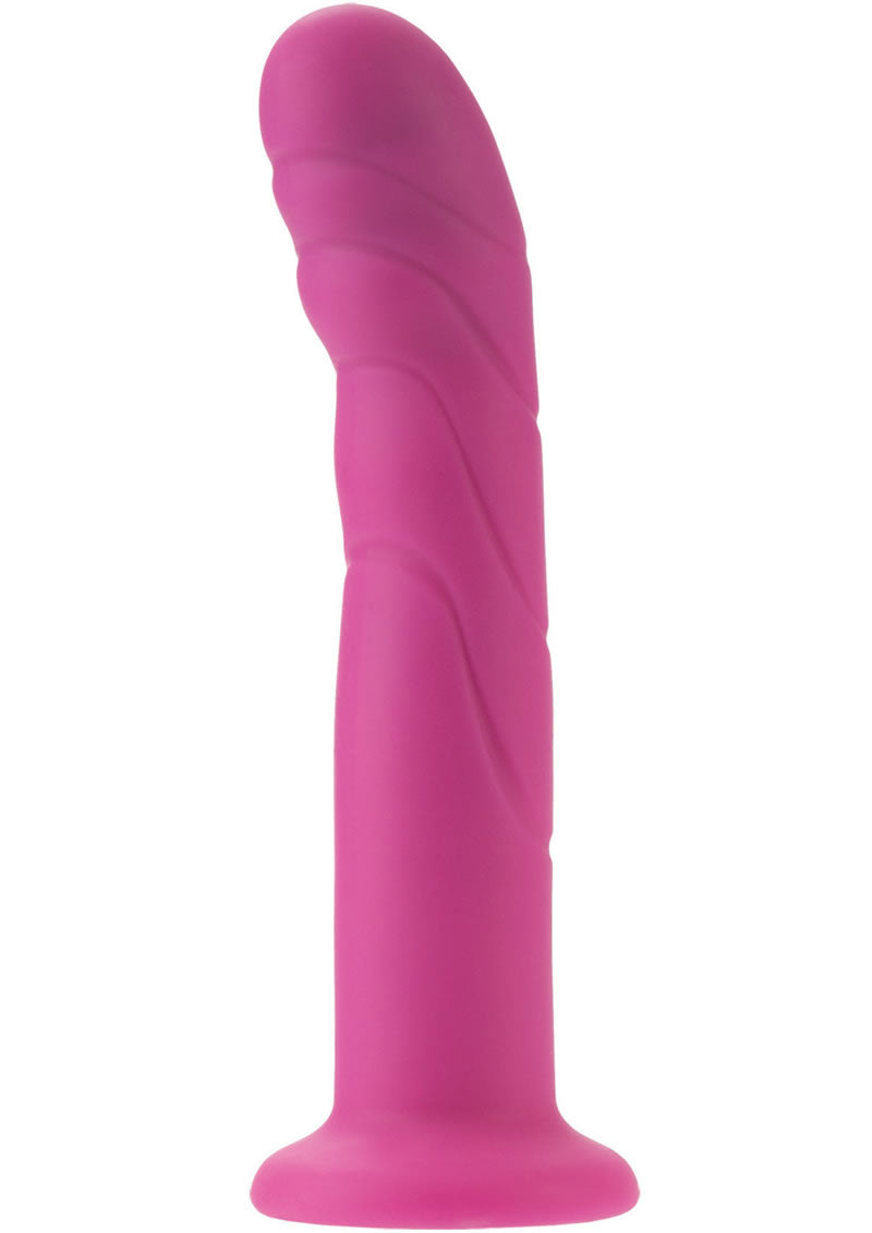 Sonda Love Rider Rippler de silicona, color rosa, 7 pulgadas