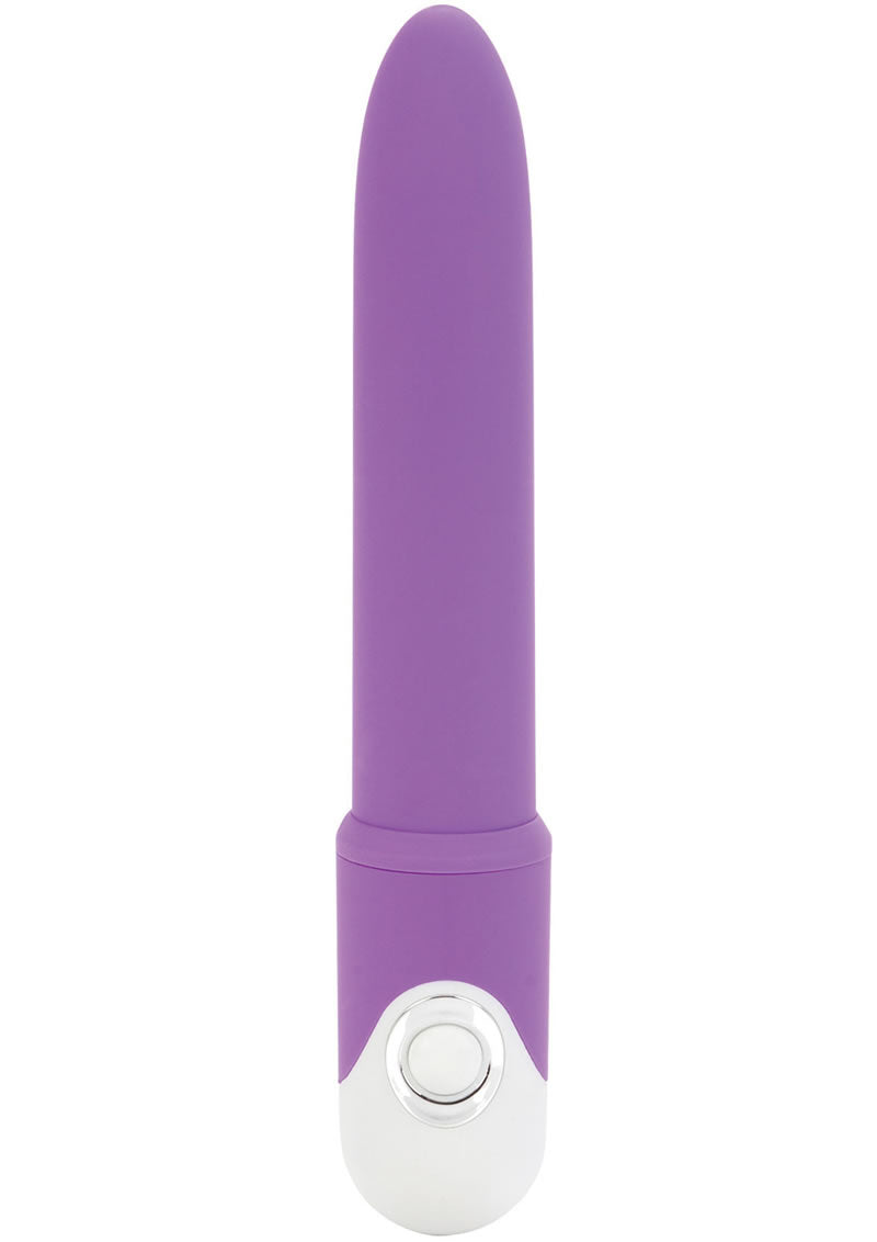 Masajeador vibratorio Shanes World Sorority Rush, resistente al agua, morado, 4,5 pulgadas