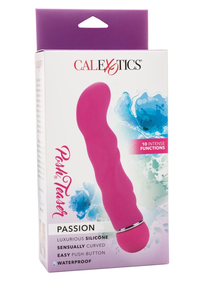Masajeador de silicona Posh Teaser con 10 funciones, resistente al agua, color rosa, 5,5 pulgadas