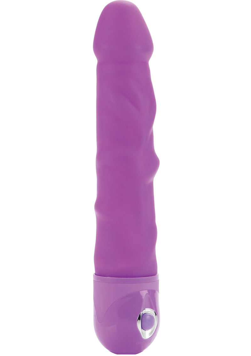 Vibrador Power Stud Rod resistente al agua, morado, 7 pulgadas