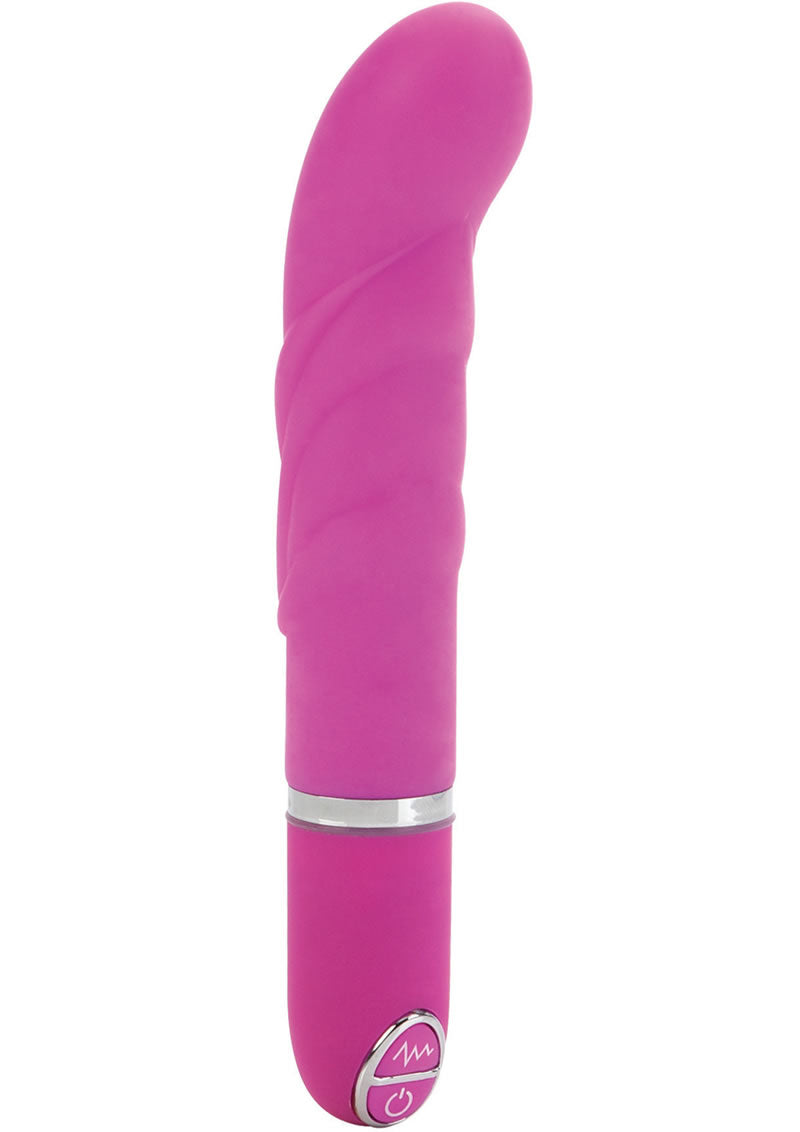 Vibrador de silicona Lia G Bliss resistente al agua de 4,25 pulgadas en color rosa