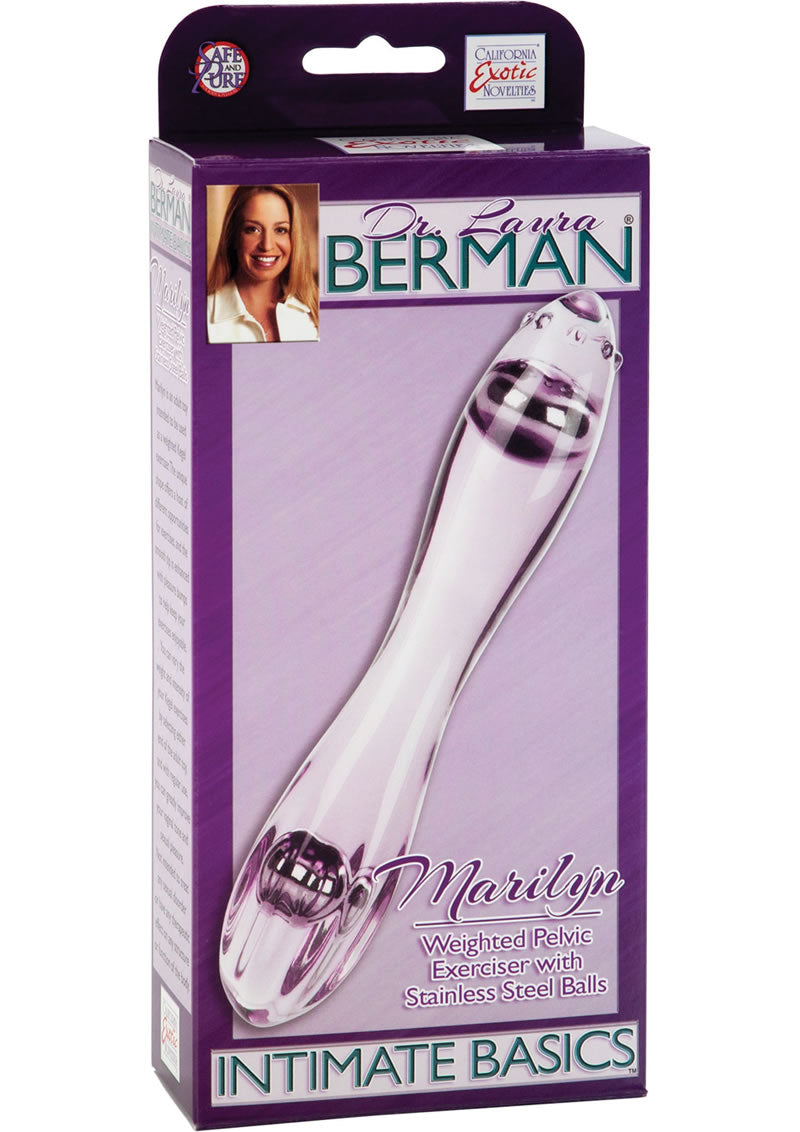 Ejercitador pélvico con peso Marilyn Intimate Basics de la Dra. Laura Berman, 7 pulgadas, color rosa