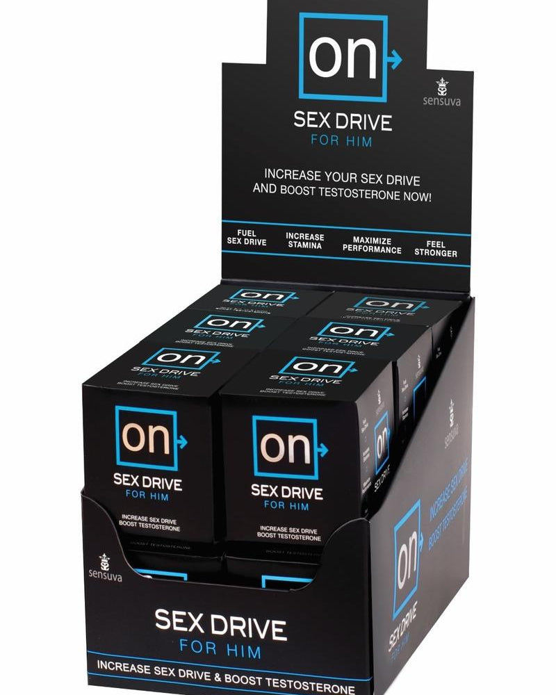 Crema para estimular el deseo sexual para él, 12 unidades por expositor