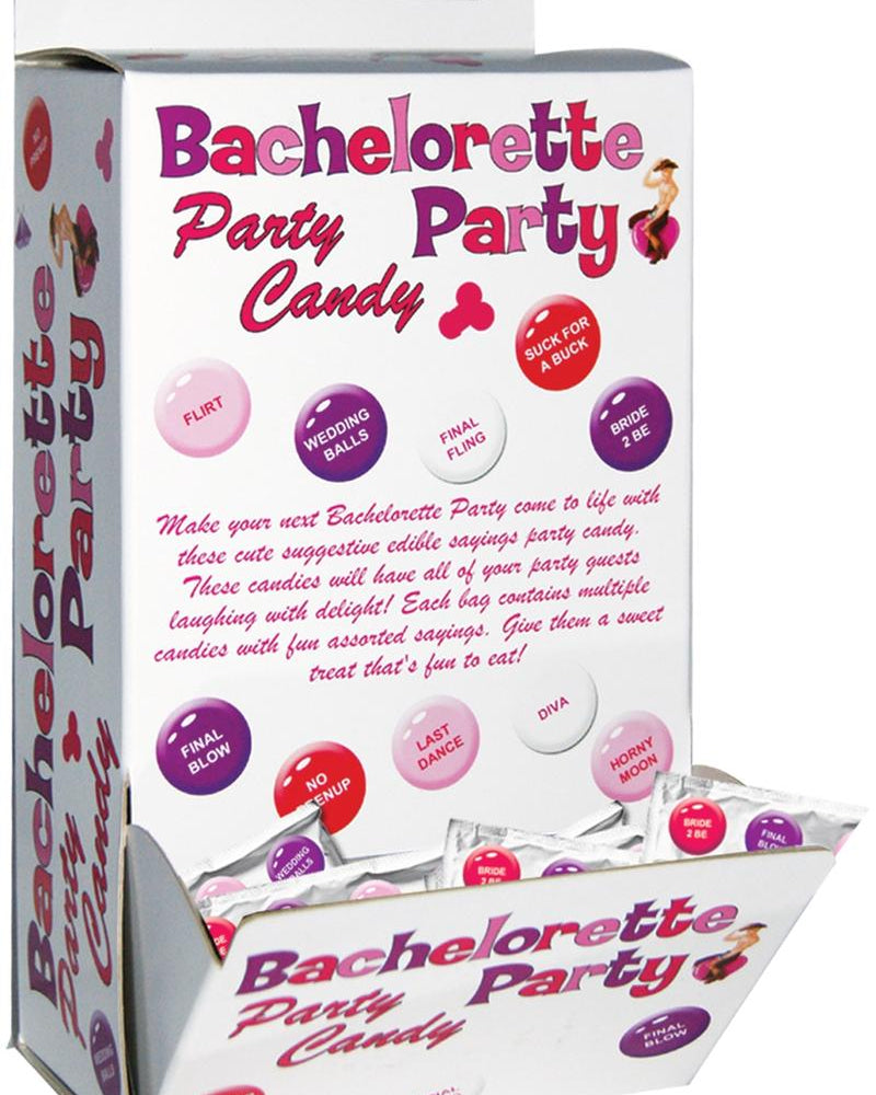 Bachelorette Party Candy Counter Display 50 Packs Per Display