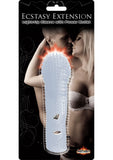Ecstasy Extension Penis Sleeve Clear