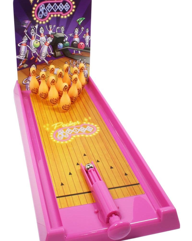 Bachelorette Party Pecker Pins Mini Bowling Game