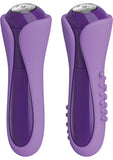 Key Io Vibrator Waterproof With Silicone Sleeves 4.25 Inch Lavender