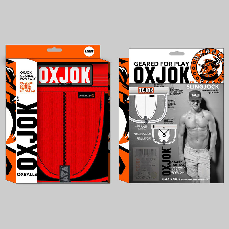 "Slingjock Upthrust Slider-Strap Jock Red Hot Xl OX-JOK-1000-RED-XL"