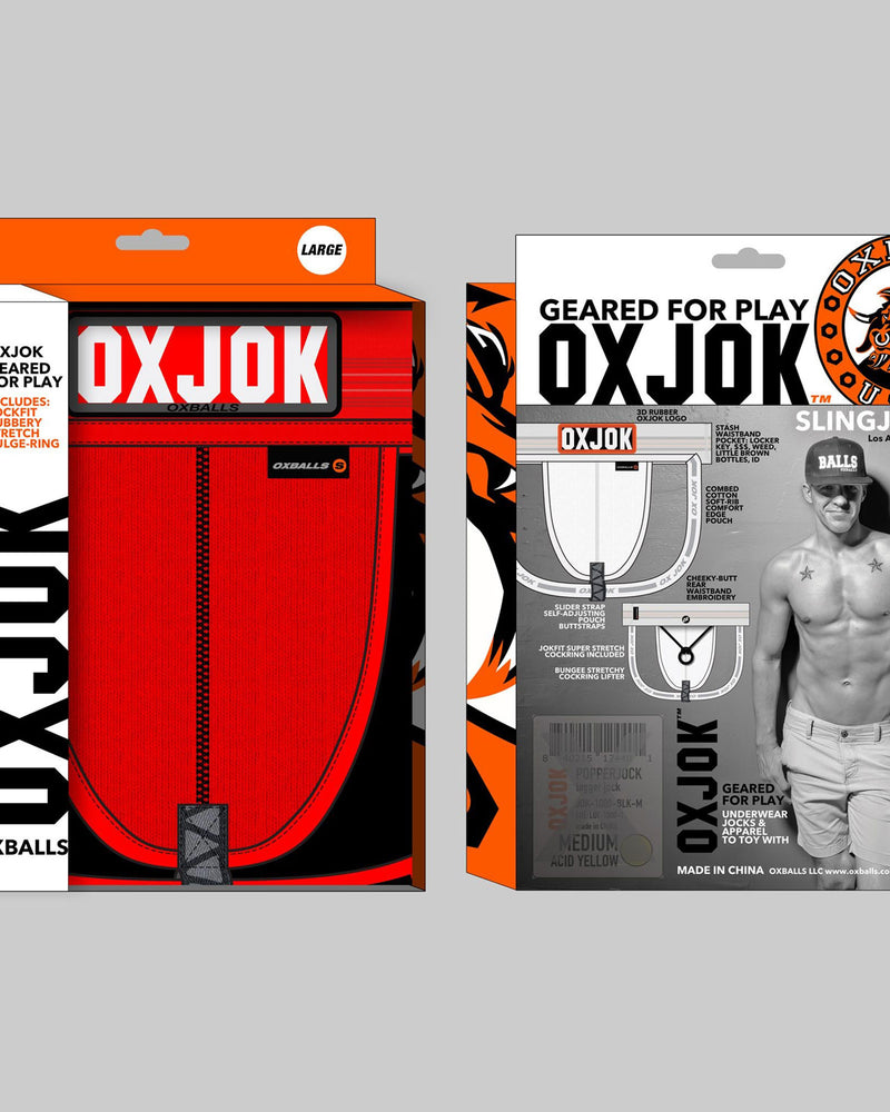 "Slingjock Upthrust Slider-Strap Jock Red Hot Xl OX-JOK-1000-RED-XL"