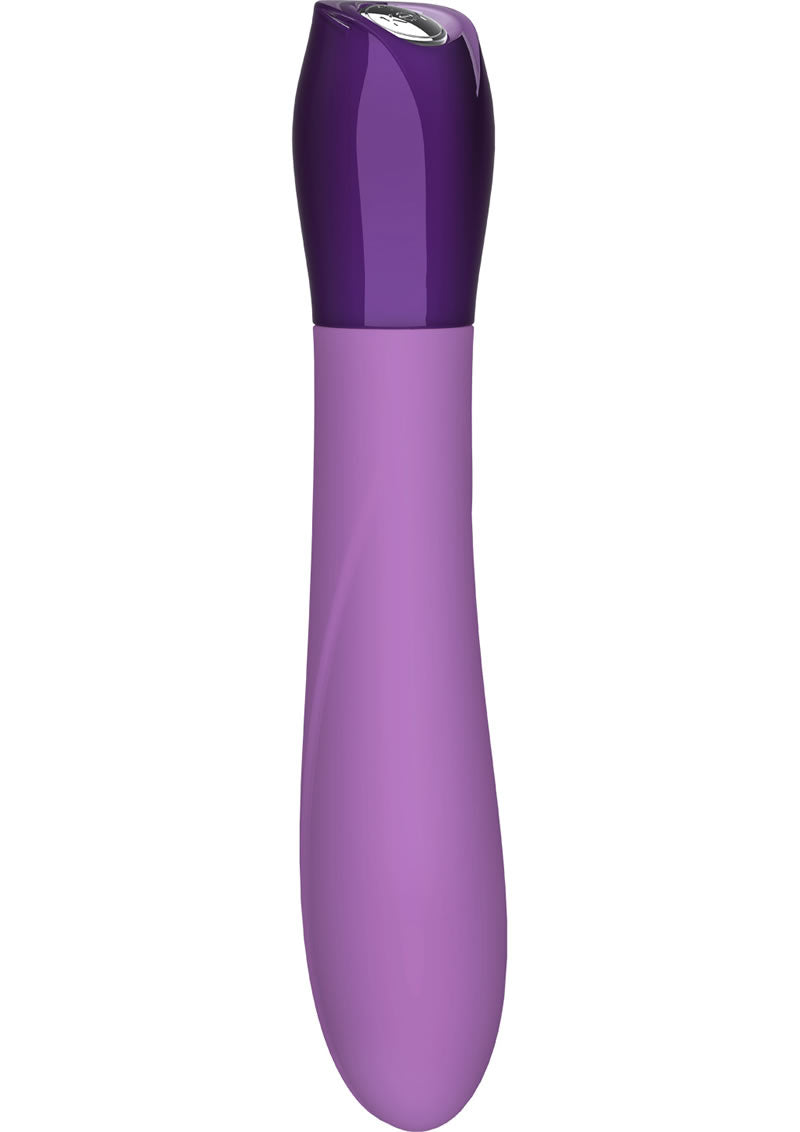 Vibrador de silicona original Key Ceres resistente al agua de 5,25 pulgadas en color lavanda