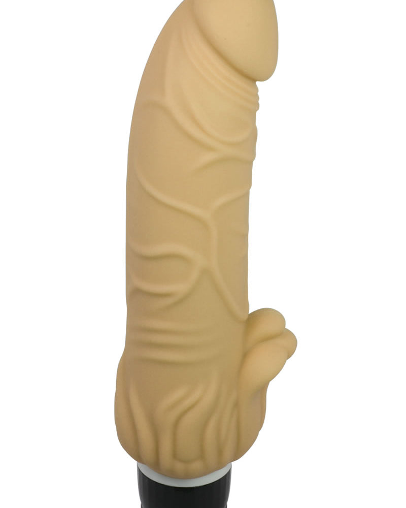Vibrador de silicona Super Beak de Timeless Classics resistente al agua, color carne