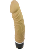 Vibrador de silicona Timeless Classics Big Boss resistente al agua de 6,5 pulgadas en color carne