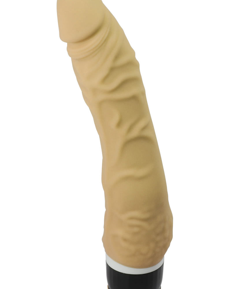 Vibrador de silicona Super Teaser de Timeless Classics, resistente al agua, 7 pulgadas, color piel