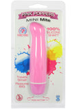 Pink Poppers Mini Mite Silicone Vibrator Waterproof 5 Inch Pink