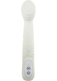 The Big O Silicone Vibrator Waterproof White 8.5 Inch