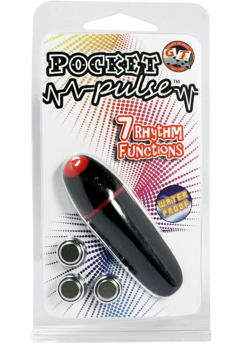 Pocket Pulse Bullet - Pistola de mano impermeable de 2,75 pulgadas, color negro