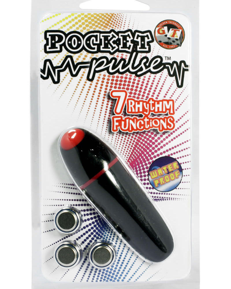 Pocket Pulse Bullet - Pistola de mano impermeable de 2,75 pulgadas, color negro