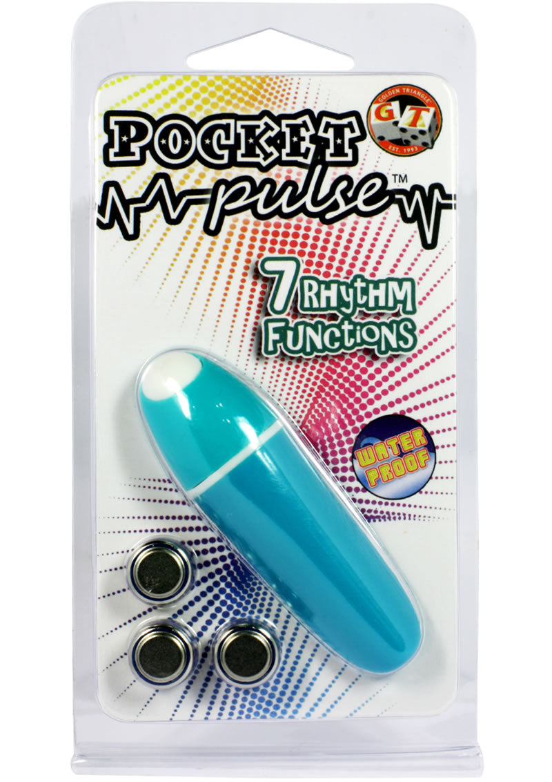 Pocket Pulse Bullet - Pistola de mano impermeable de 2,75 pulgadas, color verde azulado