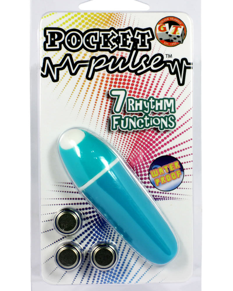 Pocket Pulse Bullet - Pistola de mano impermeable de 2,75 pulgadas, color verde azulado