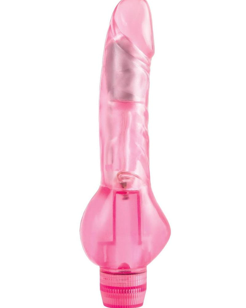 Vibrador de cuarzo rosa resistente al agua Juicy Jewels
